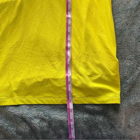 Tiger Woods Collection Men's Nike Golf‎ Polo size medium Bright Green/Yellow - Picture 10 of 10